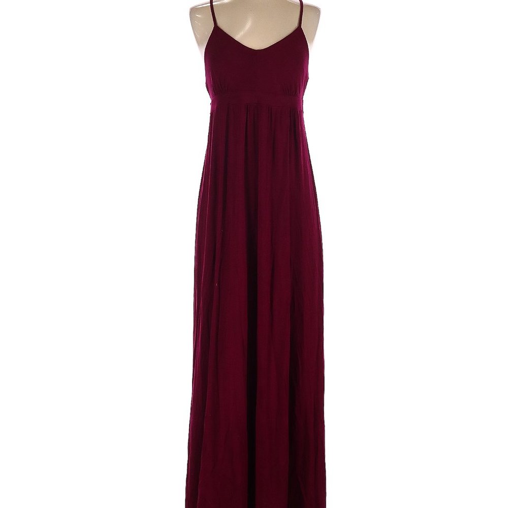 Long Burgundy/ Maroon Dress - Small.